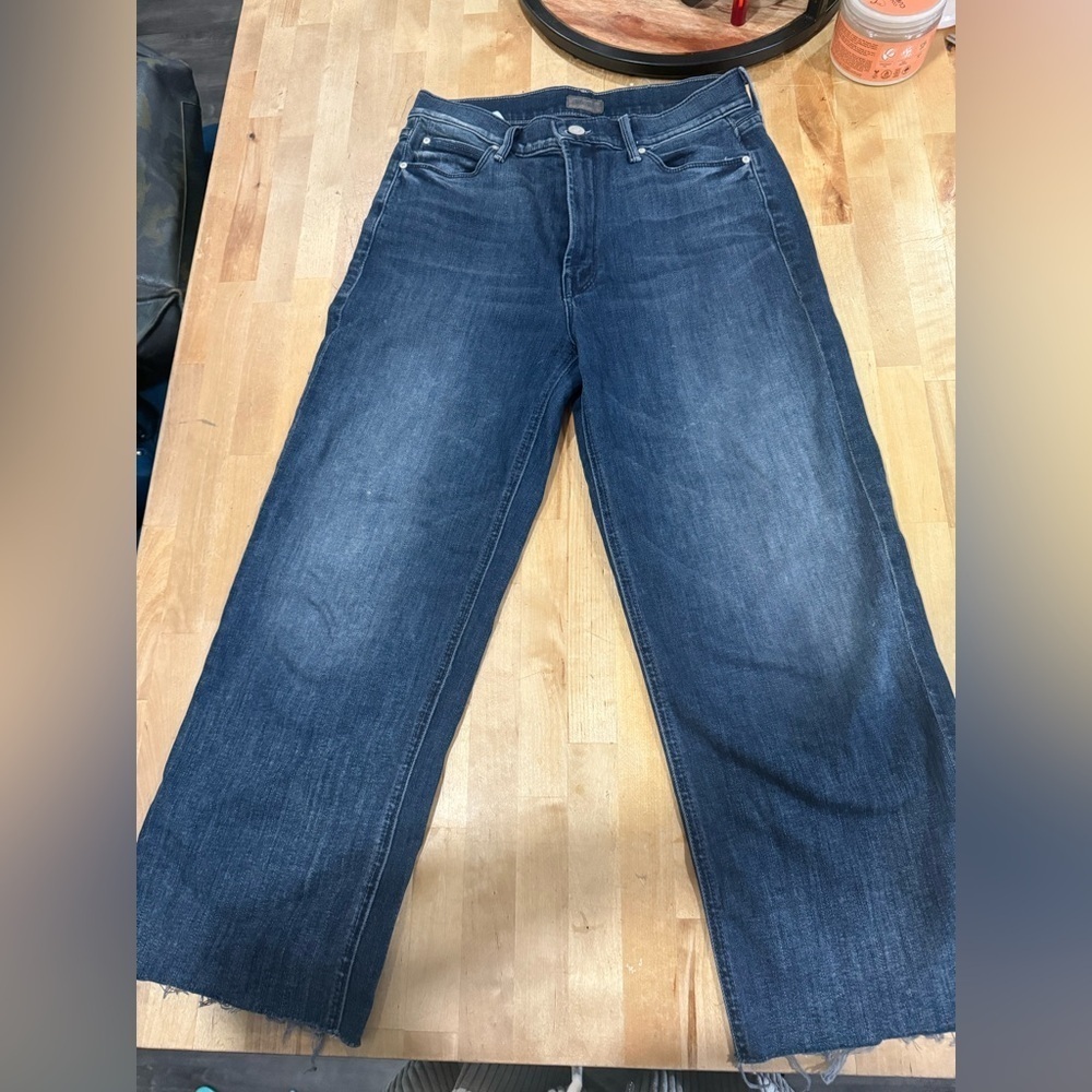 MOTHER the maverick fray monn darkBlue Jeans